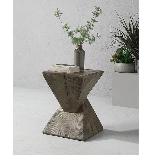 Zahi - Accent Table Weathered Oak
