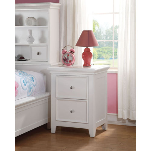 Lacey - Nightstand White 2 Drawers