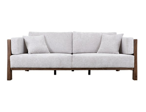 Roots - Sofa - Pearl Silver / Light Brown