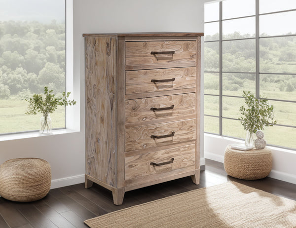 White Teak - Chest - Ivory White