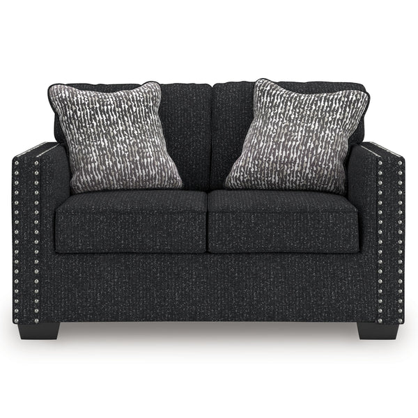Jasmine Peaks - Loveseat - Coal