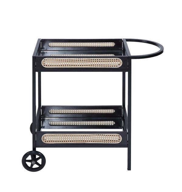 Colson - Serving Cart - Black Finish