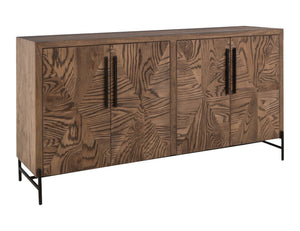 Verona - 4-Door Console - Renwick Oak Brown