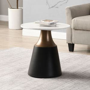 Jaramillo - Table White Natural & Black End Tables