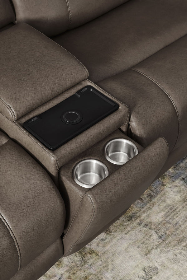 Hancock - Zero Gravity Power Reclining Sectional With Power Adjustable Headrests