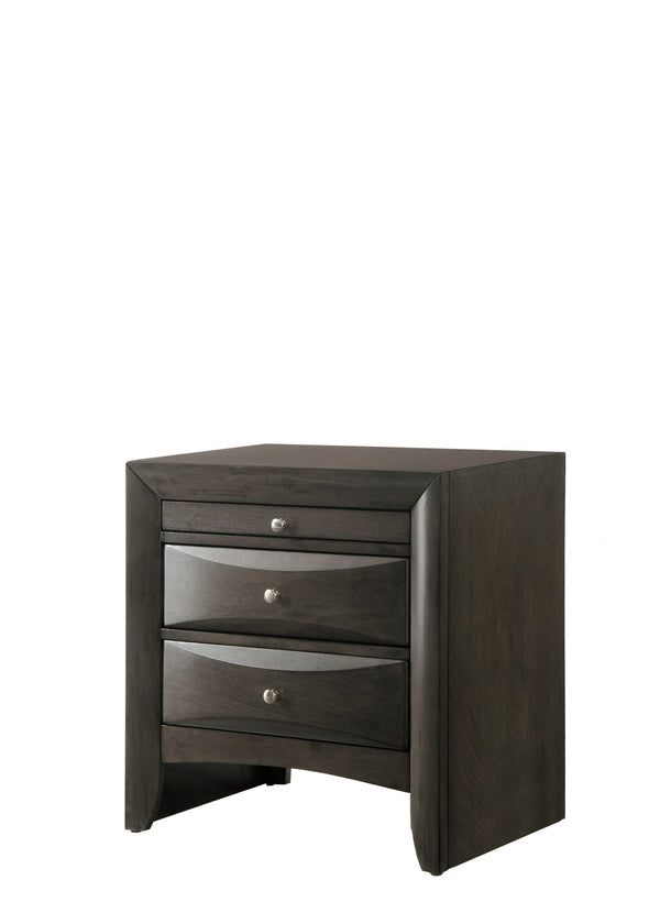 Emily - Nightstand - Gray