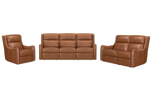 Channing - Power Zero Gravity Loveseat P3 - Renaissance Cinnamon