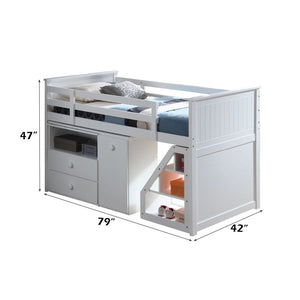 Wyatt - Twin Loft Bed Set - White