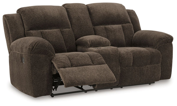 Frohn - Dbl Reclining Loveseat With Console