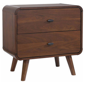 Robyn - 2-Drawer Nightstand Dark Brown