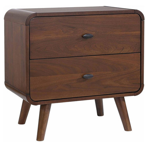Robyn - 2-Drawer Nightstand Dark Brown