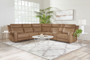 Momentum - Modular Power Reclining Sectional With Power Adjustable Headrests