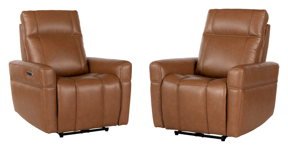Bradford - Power Zero Gravity Recliner Light Brown 2 Pieces