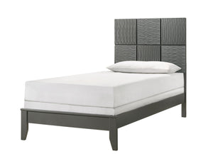 Denker - Bed Dark Gray Twin
