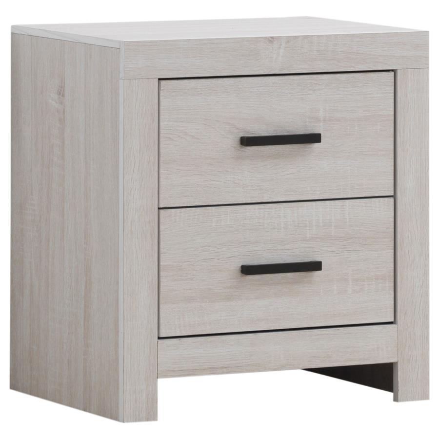 Brantford - 2-Drawer Nightstand Dark Brown