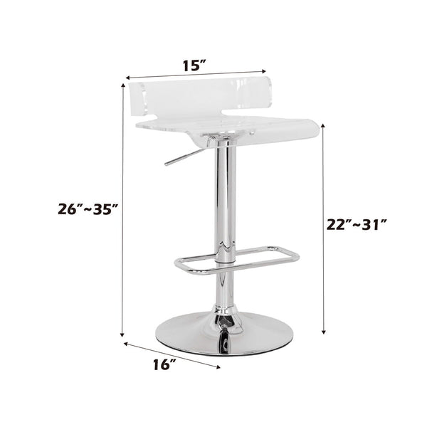 Rania - Adjustable Stool w/Swivel (1Pc)