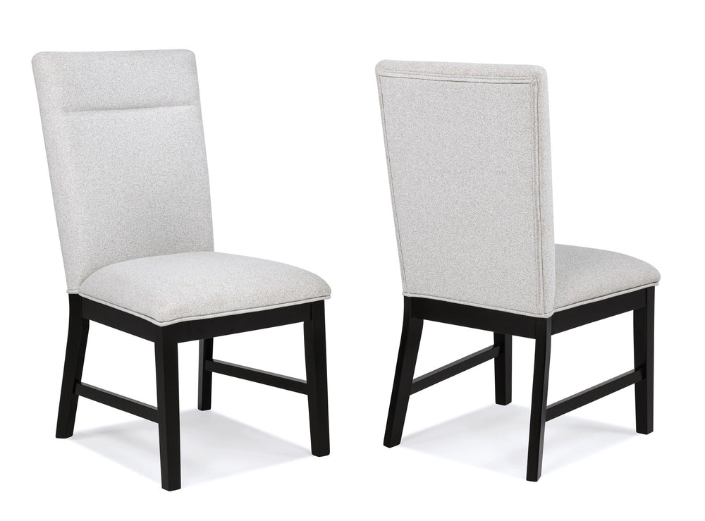 Sebastian - Side Chair (Set of 2) - Black / Gray