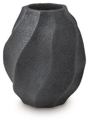 Judworth - Vase Black 10"W x 10"D x 12"H
