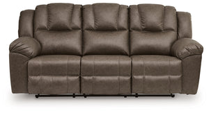 Lowilla - 2 Pc. - Reclining Sofa And Loveseat - Driftwood