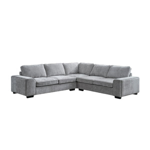 Dayne - 3 Piece Sleeper Sectional - Gray