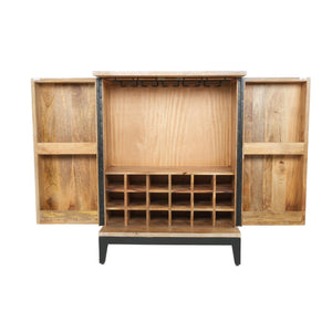 Carson - 36" Bar Cabinet - Biscuit Blonde