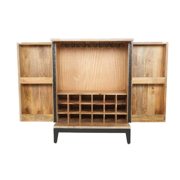 Carson - 36" Bar Cabinet - Biscuit Blonde