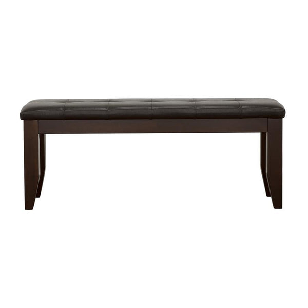 Dalila - Tufted Upholstered Dining Bench Black