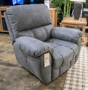 Bakerstein - Power Rocker Recliner With Adjustable Headrest - Galaxy