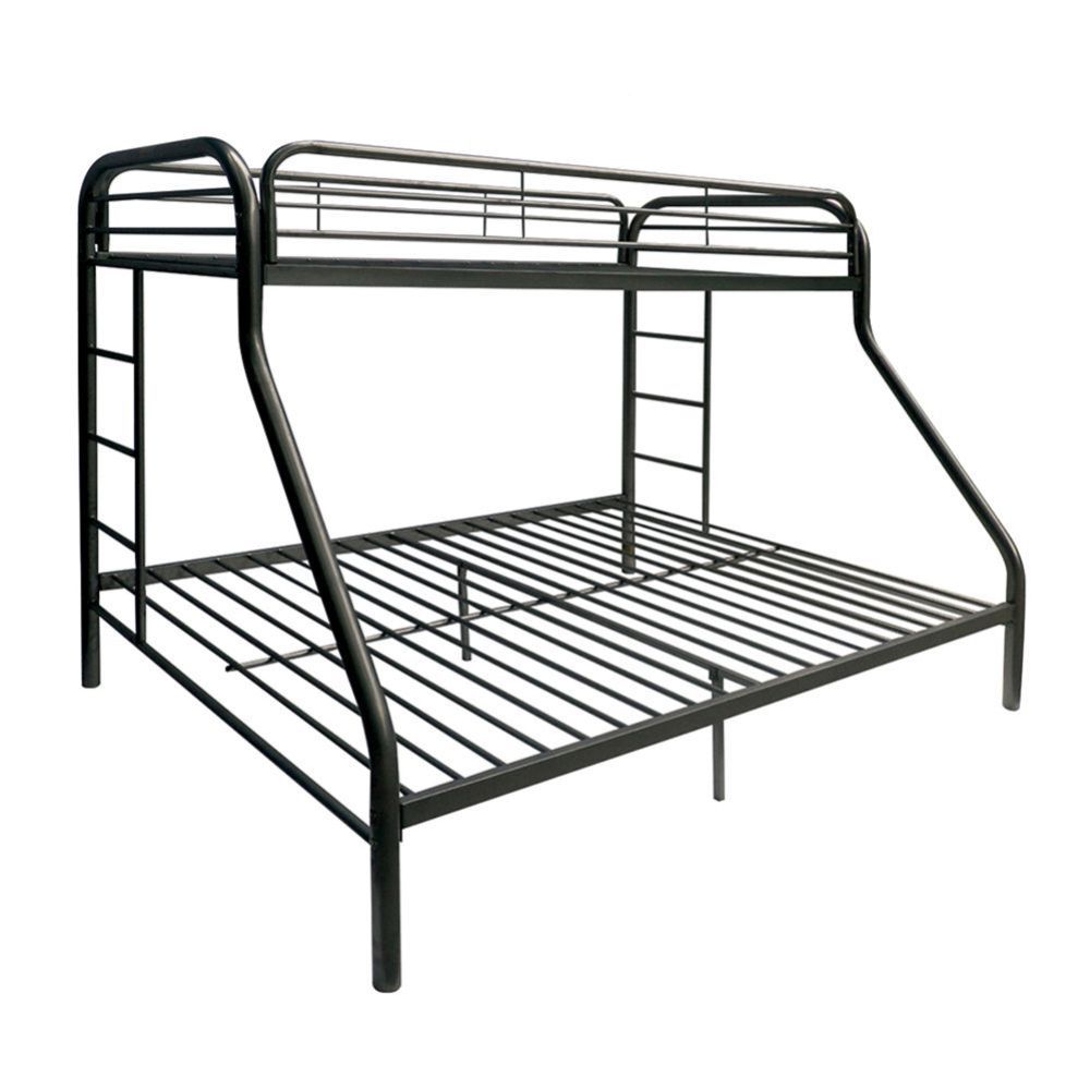 Tritan - Contemporary - Bunk Bed Black Twin Long