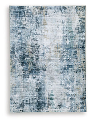 Arlenmont - Rug Blue 5' x 7'