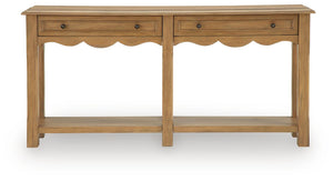 Whitmund - Console Sofa Table - Light Brown
