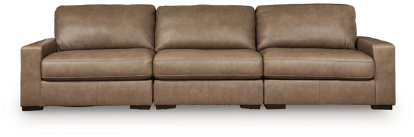 Veronella - Sectional Dark Brown 3 Pc. Sectional Sofa