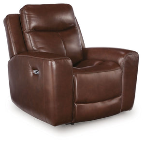 Next Move - Power Recliner With Adjustable Headrest Dark Brown