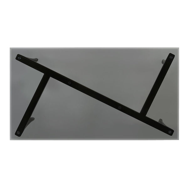 Danzel - Dining Table With Glass Top - Vintage Oak