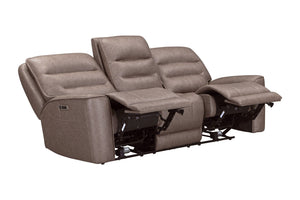 Lawson - Power Zero Gravity Triple Recline Sofa With DDT P2 - Sydney Brunette