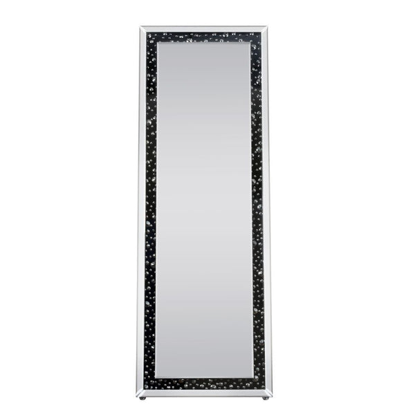 Nysa - Floor Mirror - Faux Crystals