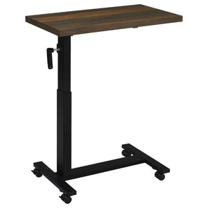 Westpark - Height Adjustable Mobile Bedroom C-Table Dark Brown