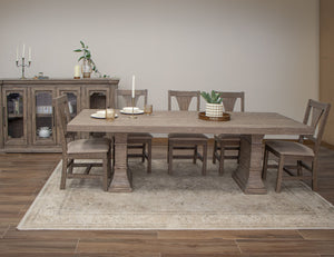 Tower - Dining Table - Mink Gray