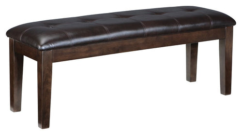 Haddigan - Upholstered Bench Dark Brown Upholstered Benches