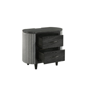 Skyline - 2 Drawer Nightstand - Onyx