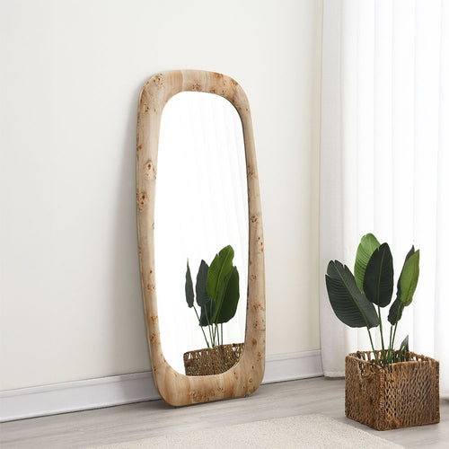Dana - Floor Mirror Light Oak