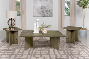 Andando - Coffee And End Table Set Dark Brown 3 Pc. Coffee Table, 2 End Tables