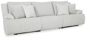 Top Tier - Reclining Sectional Gray 3 Pc. Reclining Sofa Sectional