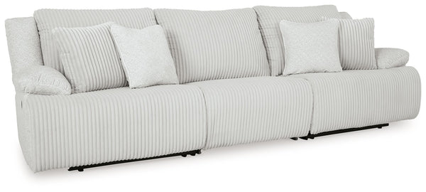 Top Tier - Reclining Sectional Gray 3 Pc. Reclining Sofa Sectional
