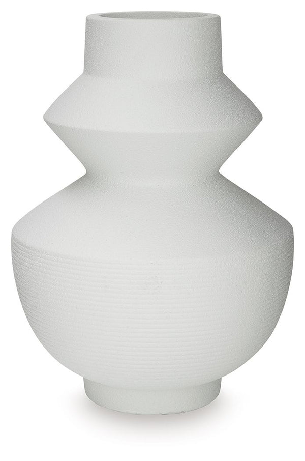Naveen - Vase White 10"W x 10"D x 14"H