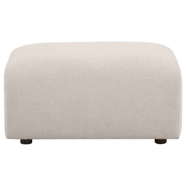 Burnett - Chenille Upholstered Ottoman