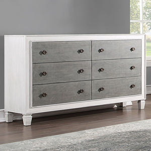 Katia - Dresser - Rustic Gray & Weathered White
