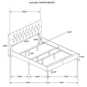 Kendall - Panel Upholstered Bed