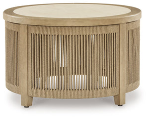 Spooners Cove - Round Cocktail Table - Beige