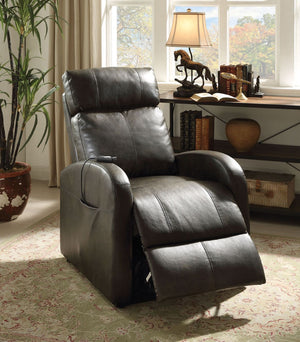 Ricardo - Recliner w/Power Lift Dark Gray